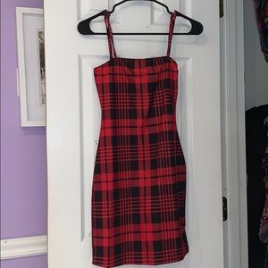 plaid dress